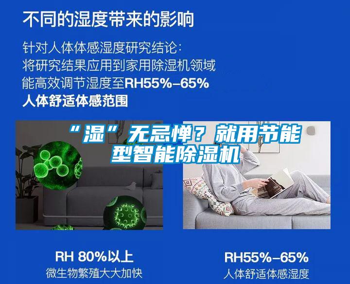 “濕”無忌憚？就用節能型智能除濕機