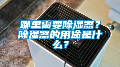 哪里需要除濕器？除濕器的用途是什么？