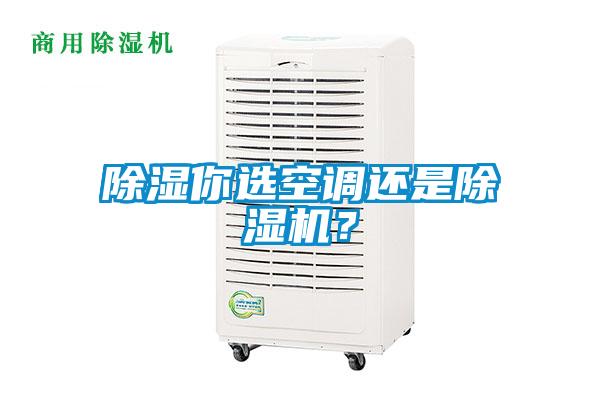 除濕你選空調還是除濕機？