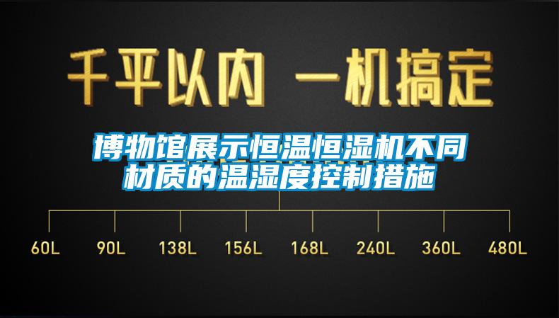 博物館展示恒溫恒濕機不同材質的溫濕度控制措施