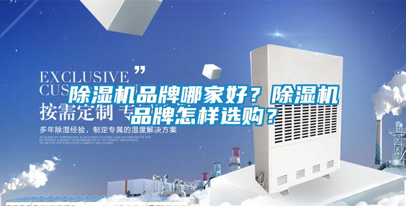 除濕機品牌哪家好？除濕機品牌怎樣選購？