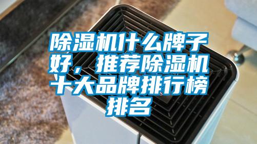 除濕機什么牌子好，推薦除濕機十大品牌排行榜排名