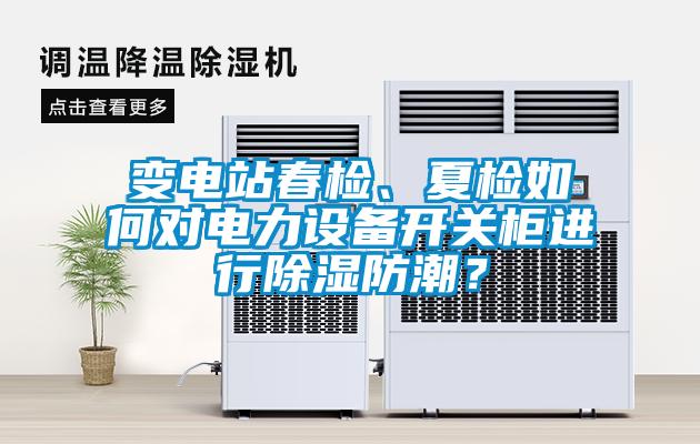 變電站春檢、夏檢如何對電力設備開關柜進行除濕防潮？