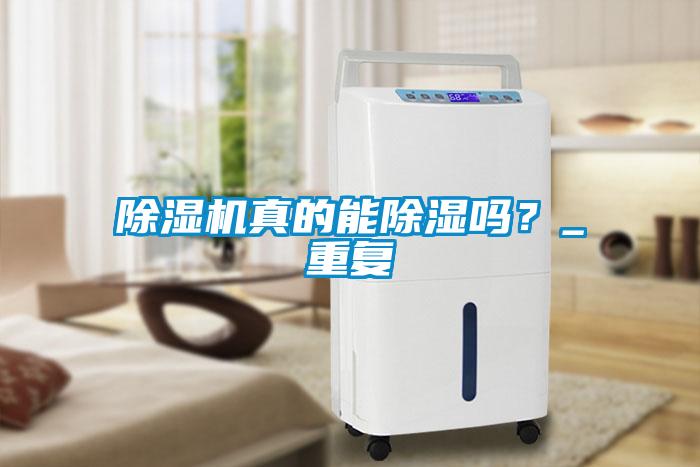 除濕機真的能除濕嗎？_重復