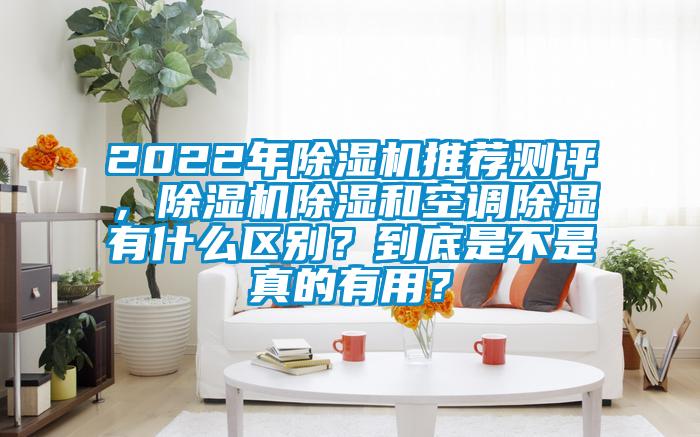 2022年除濕機推薦測評，除濕機除濕和空調除濕有什么區別？到底是不是真的有用？