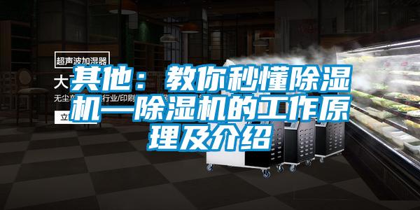 其他：教你秒懂除濕機—除濕機的工作原理及介紹