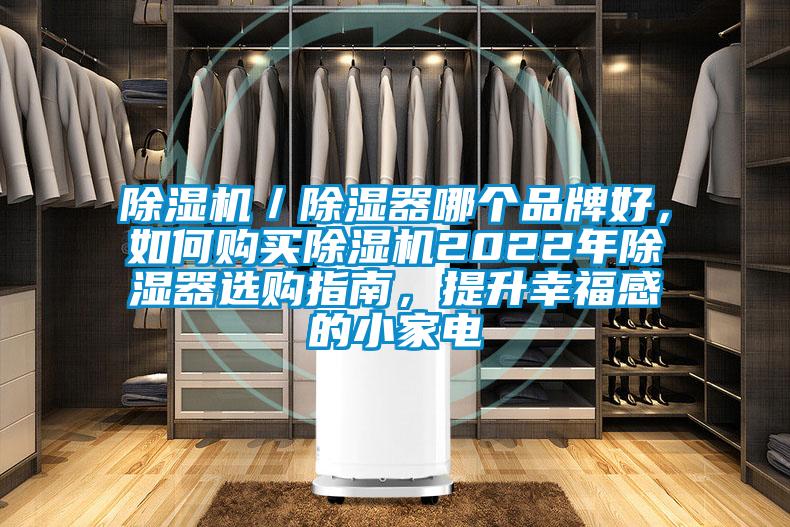 除濕機／除濕器哪個品牌好，如何購買除濕機2022年除濕器選購指南，提升幸福感的小家電