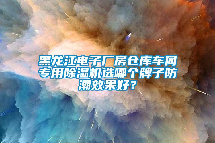 黑龍江電子廠房倉庫車間專用除濕機選哪個牌子防潮效果好？