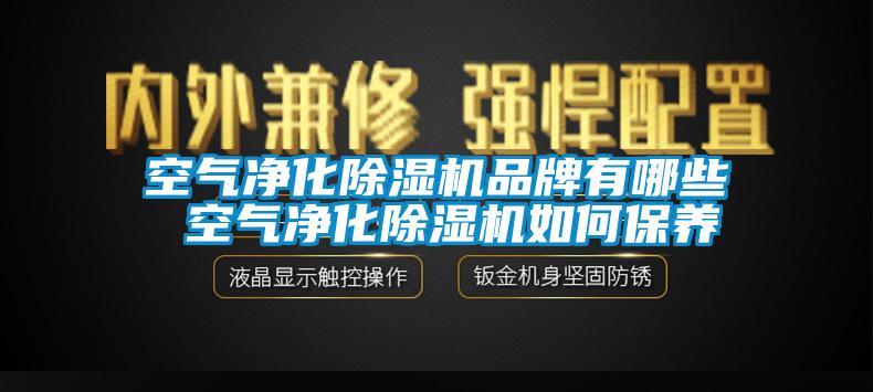 空氣凈化除濕機品牌有哪些 空氣凈化除濕機如何保養