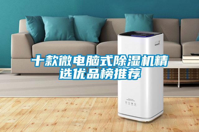 十款微電腦式除濕機精選優品榜推薦