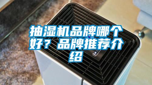 抽濕機品牌哪個好？品牌推薦介紹