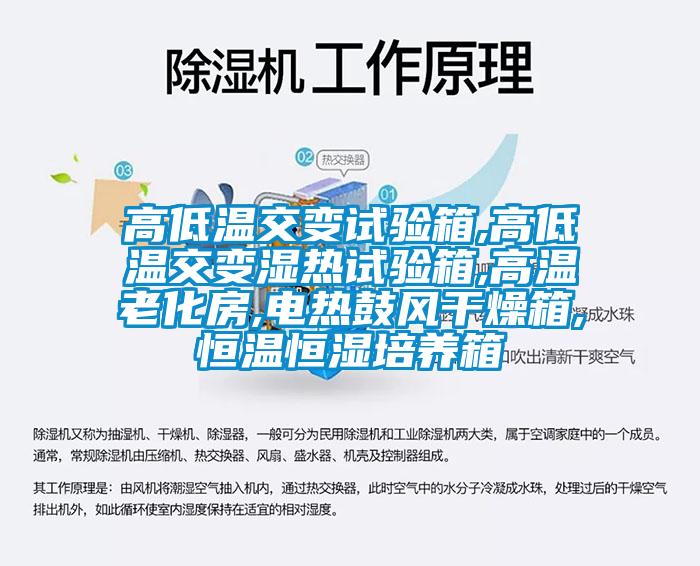 高低溫交變試驗箱,高低溫交變濕熱試驗箱,高溫老化房,電熱鼓風干燥箱,恒溫恒濕培養箱