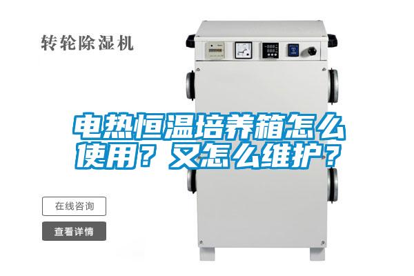 電熱恒溫培養箱怎么使用？又怎么維護？