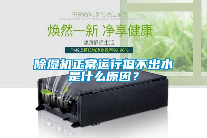 除濕機正常運行但不出水是什么原因？