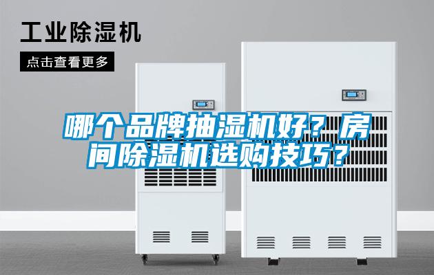 哪個品牌抽濕機好？房間除濕機選購技巧？