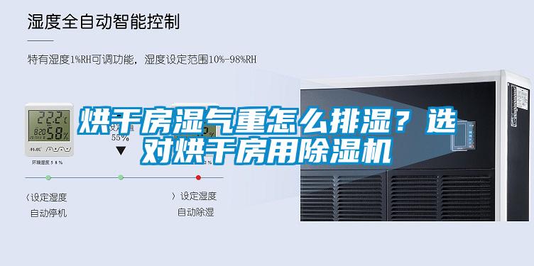 烘干房濕氣重怎么排濕？選對烘干房用除濕機