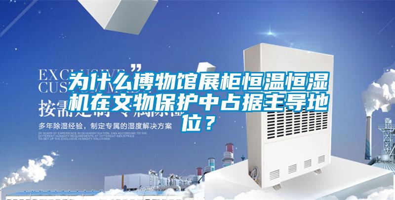 為什么博物館展柜恒溫恒濕機在文物保護中占據主導地位？