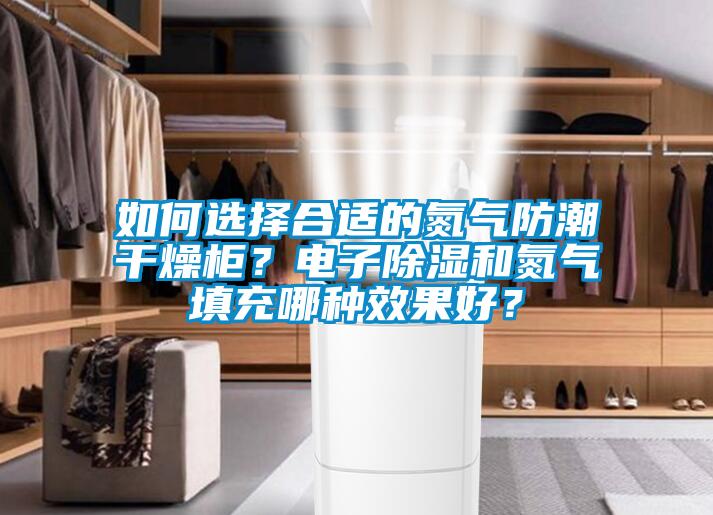 如何選擇合適的氮氣防潮干燥柜？電子除濕和氮氣填充哪種效果好？