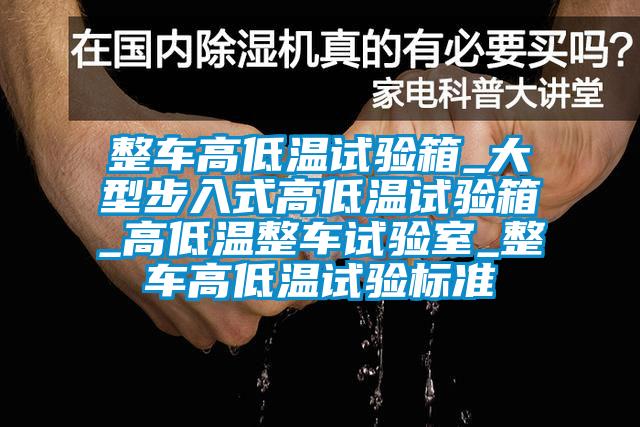 整車高低溫試驗箱_大型步入式高低溫試驗箱_高低溫整車試驗室_整車高低溫試驗標準