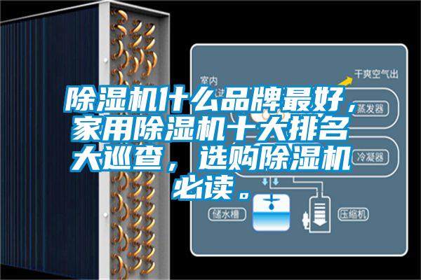 除濕機什么品牌最好，家用除濕機十大排名大巡查，選購除濕機必讀。