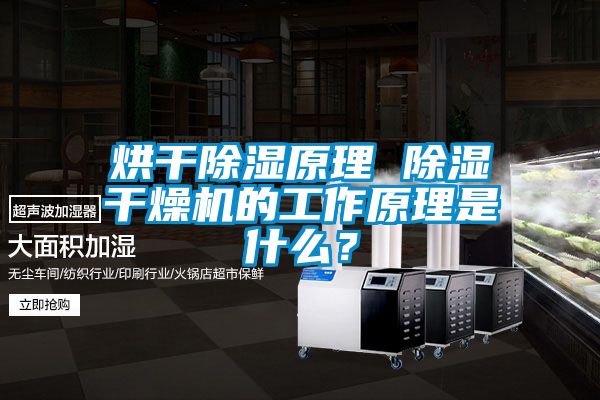 烘干除濕原理 除濕干燥機的工作原理是什么？