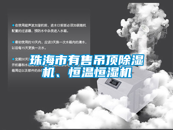 珠海市有售吊頂除濕機、恒溫恒濕機