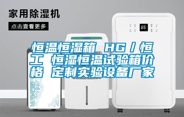 恒溫恒濕箱 HG／恒工 恒濕恒溫試驗箱價格 定制實驗設備廠家